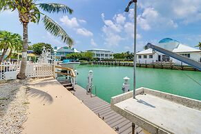 Waterfront Key Colony Beach Home w/ Golf Cart!