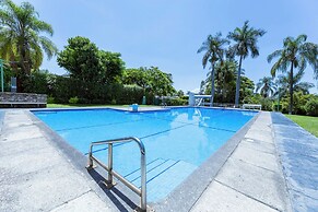New house with pool and grill area
