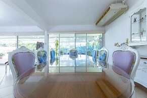 New house with pool and grill area