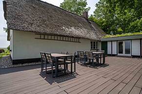 Reetgedecktes Ferienhaus in Westerhever mit Sauna