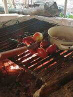 La casa de piedra y colores