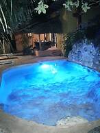 La casa de piedra y colores