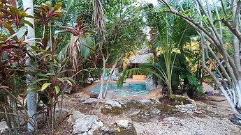 La casa de piedra y colores