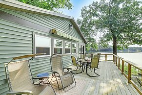 Private Island: Home in Belding w/ Dock & Grill!