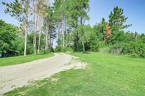 Private Island: Home in Belding w/ Dock & Grill!