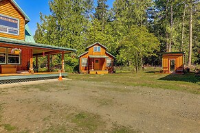 Cabin on 5 Acres in Port Angeles w/ Fire Pit!