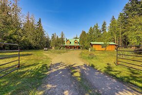 Cabin on 5 Acres in Port Angeles w/ Fire Pit!