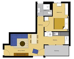 74 Prokymea- Steps From the Sea, Downtown, Balcony
