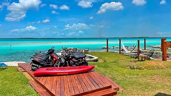 Blue Caribe Bacalar Front Lagoon