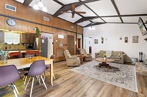 Rustic Lakehouse kayaks fishing bonfires