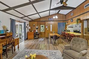 Rustic Lakehouse kayaks fishing bonfires