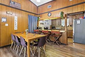 Rustic Lakehouse kayaks fishing bonfires