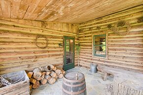 Handcrafted Log Cabin on 16 Acres: 14 Mi to Canton