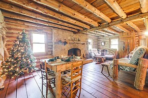 Handcrafted Log Cabin on 16 Acres: 14 Mi to Canton