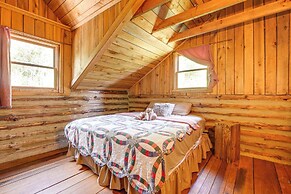 Handcrafted Log Cabin on 16 Acres: 14 Mi to Canton