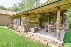 Handcrafted Log Cabin on 16 Acres: 14 Mi to Canton