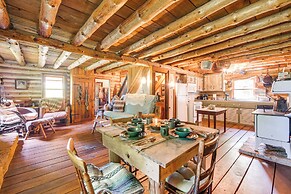 Handcrafted Log Cabin on 3 Acres: 14 Mi to Canton