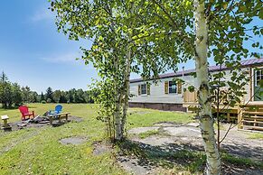 Pet-friendly Perham Home: Fire Pit + Trail Access!