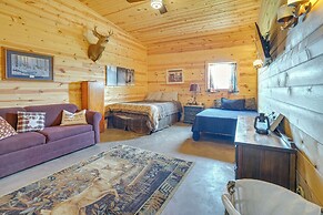 Hunter's Retreat in South Dakota: Patio, Fire Pit