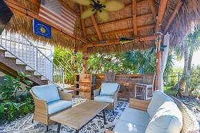 Loggerhead Lagoon Canalfront Tiki Hut Dock