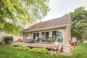 Waterfront Johnson Lake Getaway w/ Fire Pit!