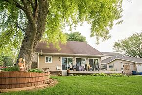 Waterfront Johnson Lake Getaway w/ Fire Pit!