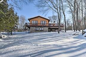 Danbury Cabin w/ Wraparound Porch on Lang Lake!