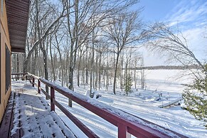 Danbury Cabin w/ Wraparound Porch on Lang Lake!