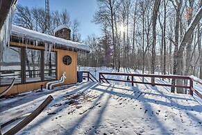 Danbury Cabin w/ Wraparound Porch on Lang Lake!