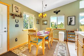 Deck & Views: Pet-friendly Cabin in Jefferson!