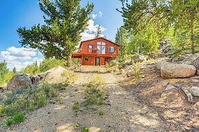 Deck & Views: Pet-friendly Cabin in Jefferson!