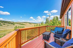 Deck & Views: Pet-friendly Cabin in Jefferson!