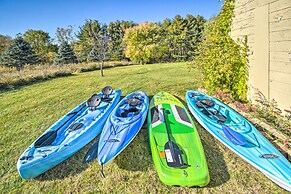 Chic Apple River Escape w/ Fire Pit!