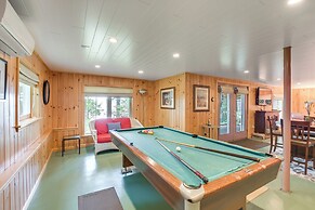 Coastal Branch Lake House w/ Dock & Game Room