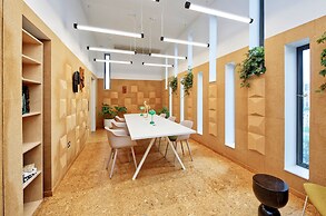 Upscale Two-bedroom Home in a Brutalist Setting