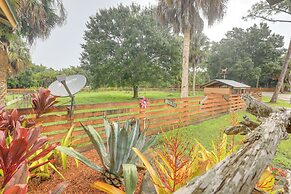 Pet-friendly Cabin on 50 Acres in Palm City!