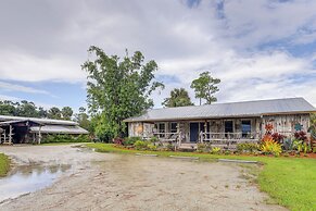 Pet-friendly Cabin on 50 Acres in Palm City!