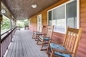 Riverfront Cabin w/ Mtn Views in Tuckasegee!