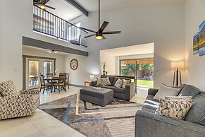 Sun Lakes Home: Fire Pit, Patio, Grill!