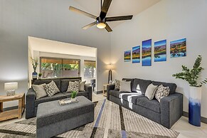 Sun Lakes Home: Fire Pit, Patio, Grill!