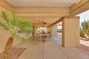 Sun Lakes Home: Fire Pit, Patio, Grill!