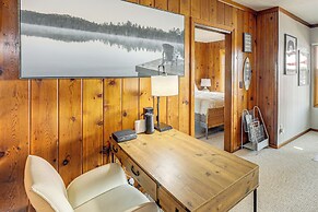 Waterfront Cottage w/ Dock & Views in Six Lakes!
