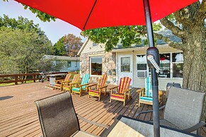 Waterfront Cottage w/ Dock & Views in Six Lakes!