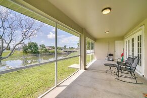 Canal-view Home w/ Grill in Cape Coral!