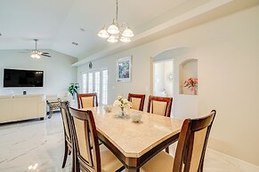 Canal-view Home w/ Grill in Cape Coral!