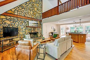 Porch, Yard & Creek Access: Spacious Sylva Home!