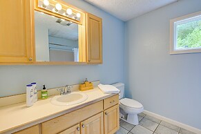 Porch, Yard & Creek Access: Spacious Sylva Home!