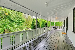 Porch, Yard & Creek Access: Spacious Sylva Home!