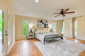 Porch, Yard & Creek Access: Spacious Sylva Home!