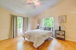 Porch, Yard & Creek Access: Spacious Sylva Home!